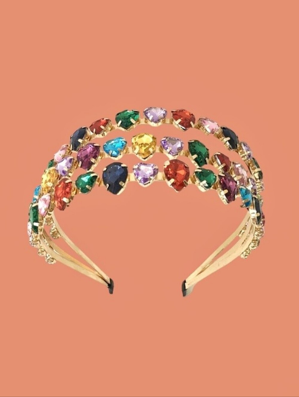 💎Gold Luxury Multicolor Gemstone Headband